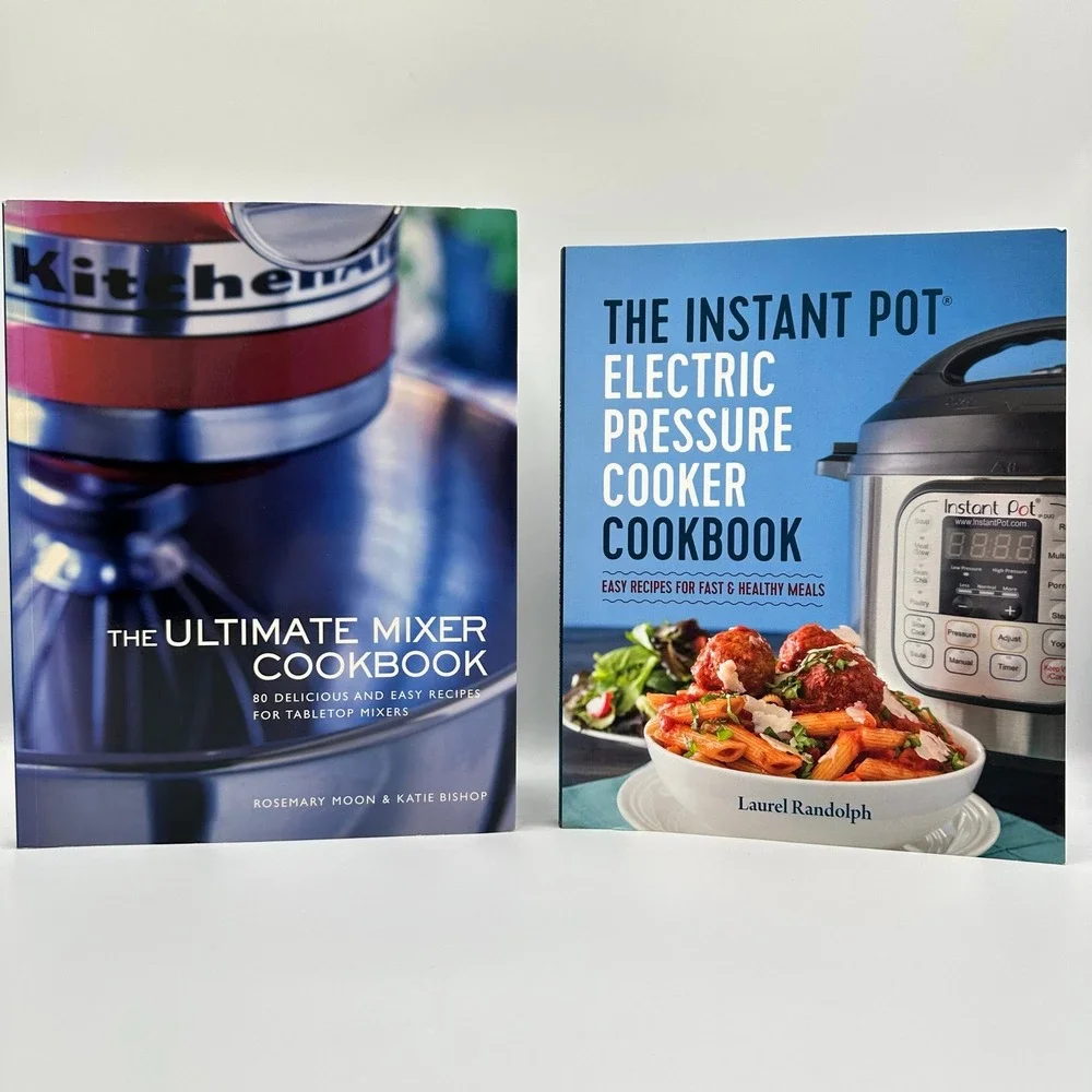 Kitchen Appliance Cookbook Lot 2 Instant Pot Mixer Recipes Paperback‎ Good